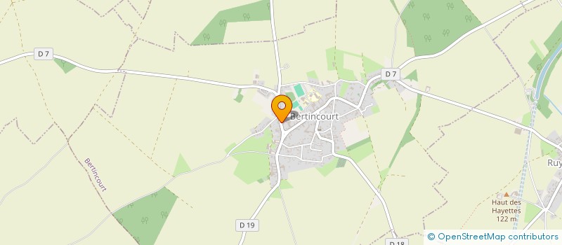 localisation de l'entreprise JADE  BERTINCOURT