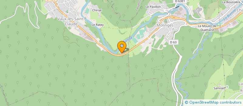 localisation de l'entreprise JADE  CHASSAL-MOLINGES