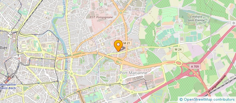 localisation de l'entreprise JADE à MONTPELLIER