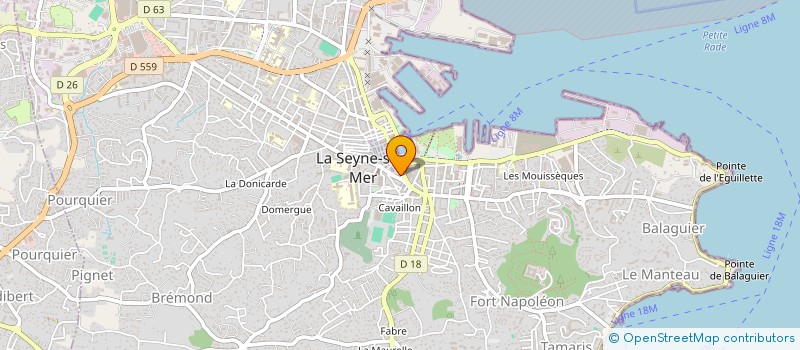 localisation de l'entreprise JADE à LA SEYNE-SUR-MER