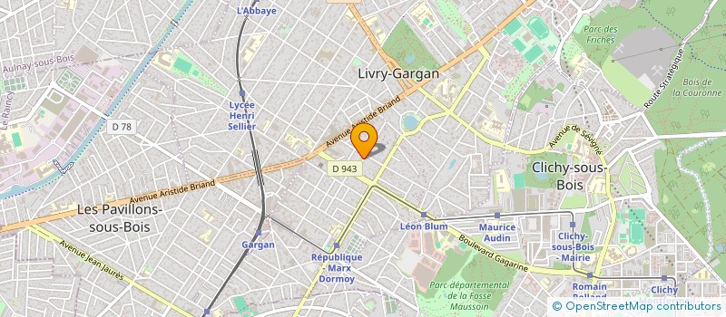 localisation de l'entreprise JADE à LIVRY-GARGAN