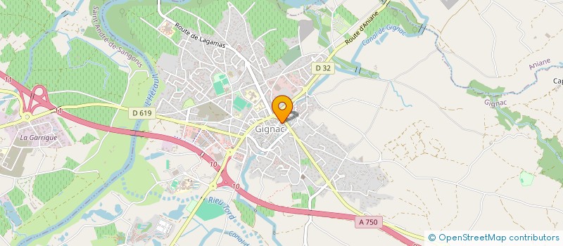 localisation de l'entreprise JADE  GIGNAC