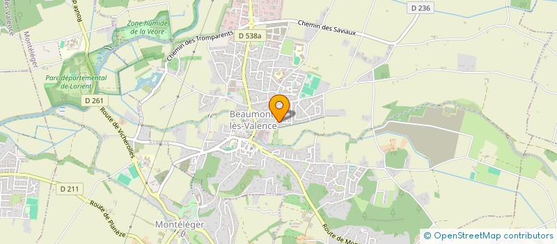 localisation de l'entreprise JADE à BEAUMONT-LES-VALENCE