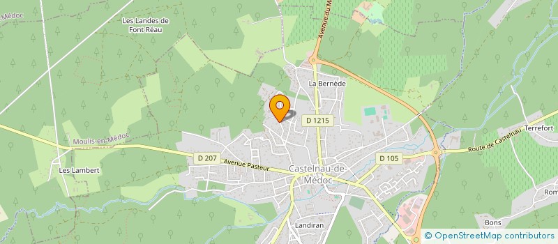 localisation de l'entreprise JADE  CASTELNAU-DE-MEDOC