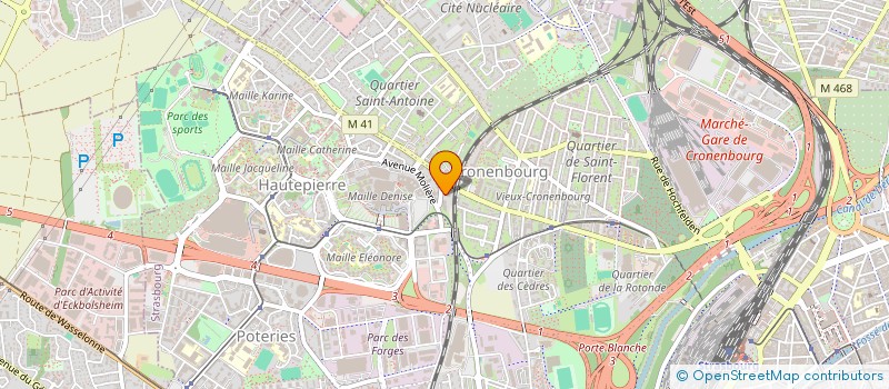 localisation de l'entreprise JADE  STRASBOURG