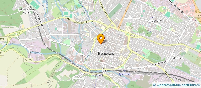 localisation de l'entreprise JADE  BEAUVAIS