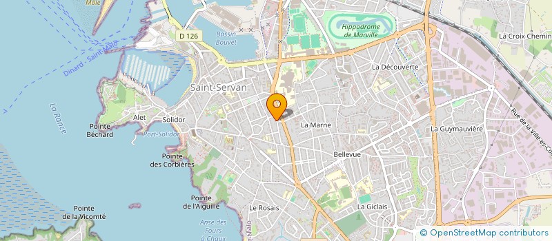 localisation de l'entreprise JADE  SAINT-MALO