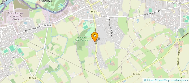 localisation de l'entreprise JADE  WERVICQ-SUD