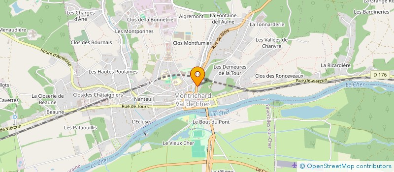 localisation de l'entreprise JADE  MONTRICHARD-VAL-DE-CHER