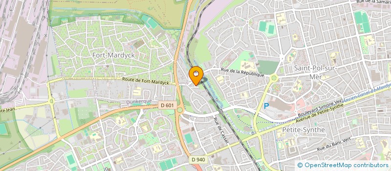 localisation de l'entreprise JADE à DUNKERQUE