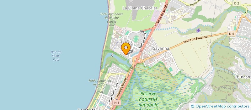 localisation de l'entreprise JADE à SAINT-PAUL