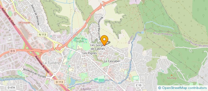 localisation de l'entreprise JADE à VITROLLES