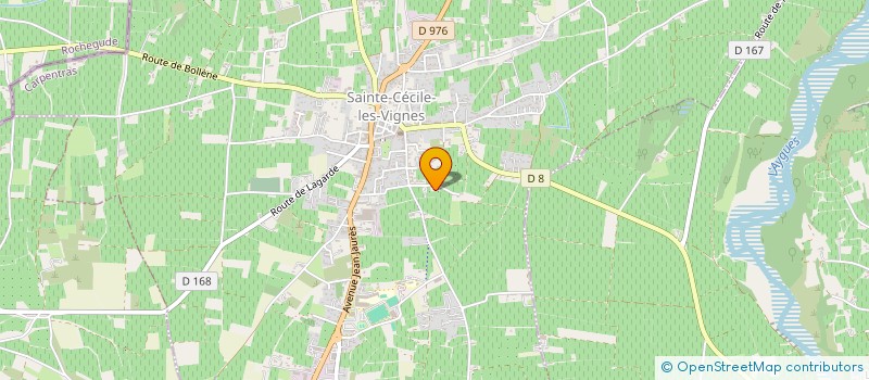 localisation de l'entreprise JADE  SAINTE-CECILE-LES-VIGNES