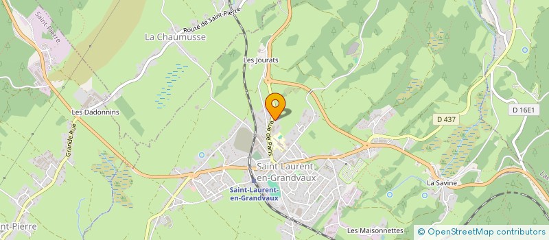 localisation de l'entreprise JADE 974  SAINT-LAURENT-EN-GRANDVAUX