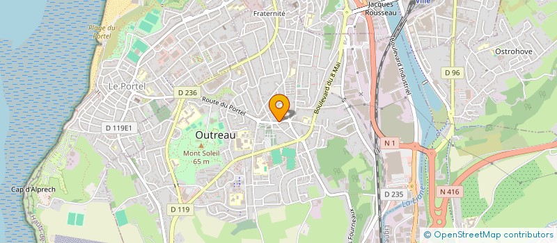 localisation de l'entreprise JADE BOUTIQUE  OUTREAU