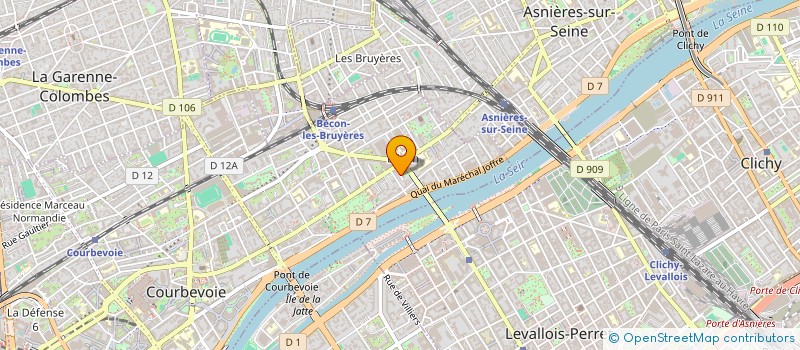 localisation de l'entreprise JADE & CO à COURBEVOIE