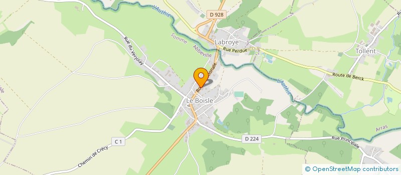 localisation de l'entreprise JADE CR  LE BOISLE