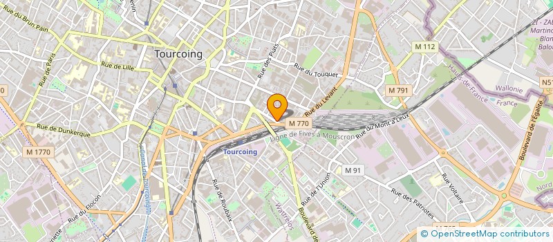 localisation de l'entreprise JADE CREATIONS à TOURCOING