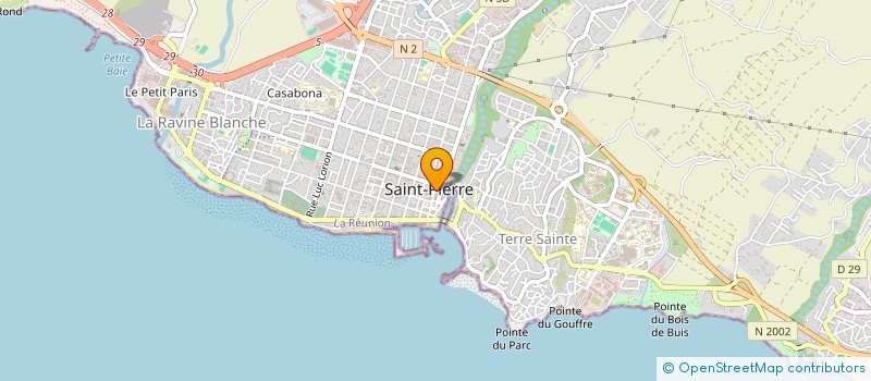 localisation de l'entreprise JADE D'OR à SAINT-PIERRE