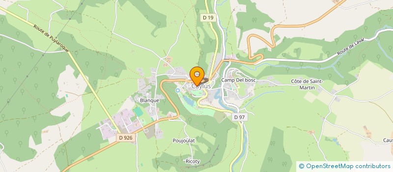 localisation de l'entreprise JADE DECADE  CAYLUS