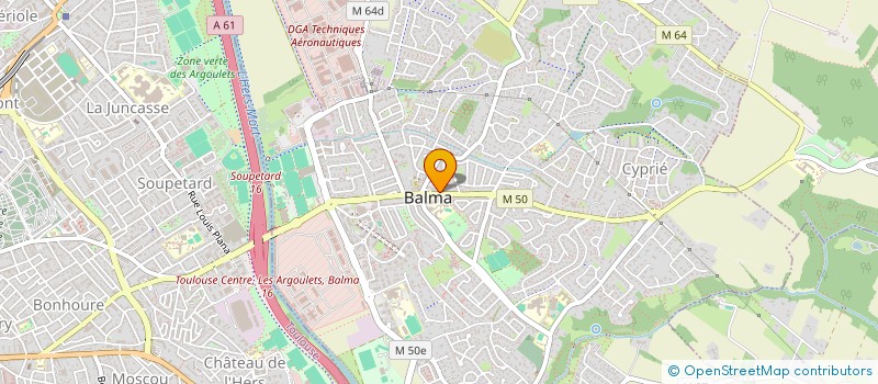 localisation de l'entreprise JADE DISTRIBUTION  BALMA