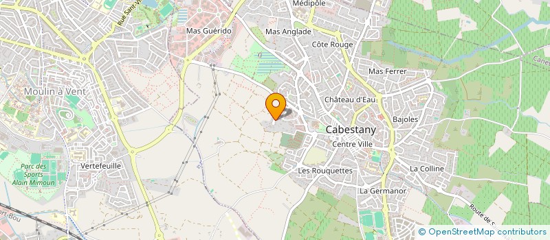 localisation de l'entreprise JADE-ENZO  CABESTANY