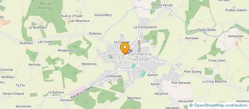 localisation de l'entreprise JADE ET CIE à POMMERIT-LE-VICOMTE