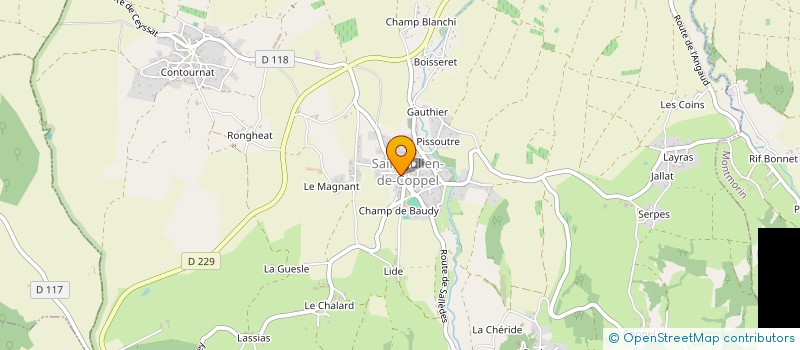 localisation de l'entreprise JADE ET JULES  SAINT-JULIEN-DE-COPPEL