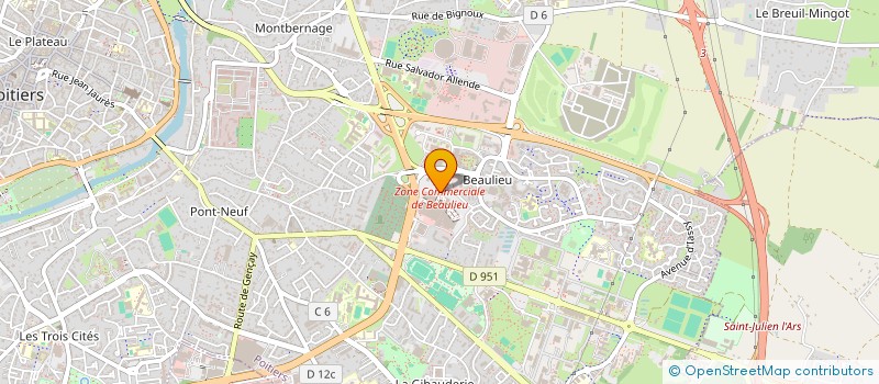 localisation de l'entreprise JADE ET SIMON  POITIERS