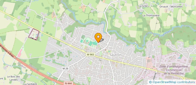 localisation de l'entreprise JADE INVEST à SAUTRON