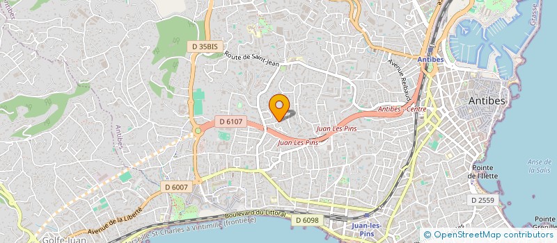 localisation de l'entreprise JADE INVEST ROI SOLEIL à ANTIBES