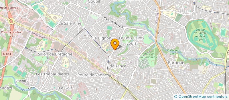 localisation de l'entreprise JADE LAFFITTE à ORVAULT