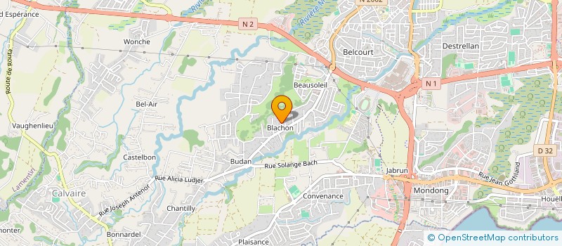 localisation de l'entreprise JADE MATERIO  BAIE-MAHAULT