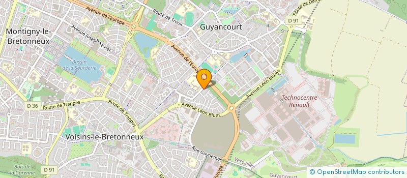 localisation de l'entreprise JADE NET & SERVICES à VERNOUILLET