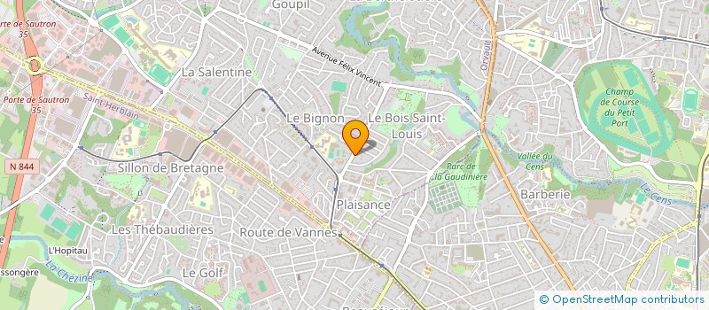 localisation de l'entreprise JADE PLOMBERIE à ORVAULT