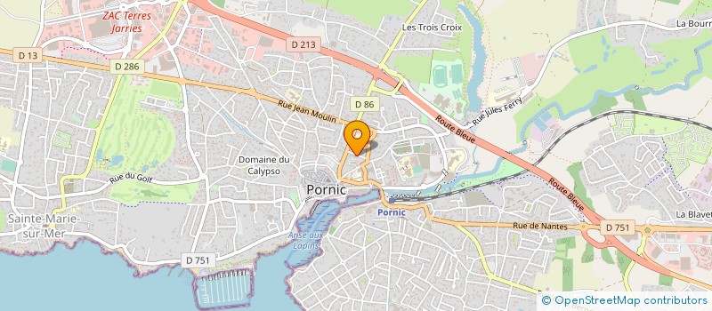 localisation de l'entreprise JADE RANDO LOISIRS  PORNIC