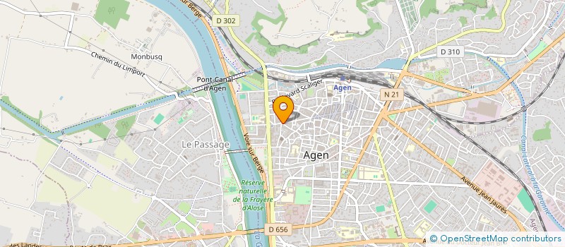 localisation de l'entreprise JADE SARL  BOE