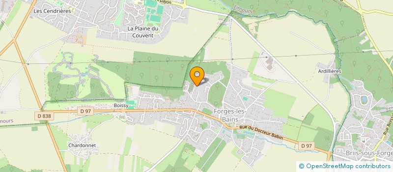 localisation de l'entreprise JADE SCI  FORGES-LES-BAINS