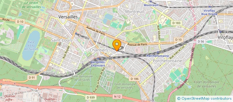localisation de l'entreprise JADE SERVICE LIMOUSINE à VERSAILLES