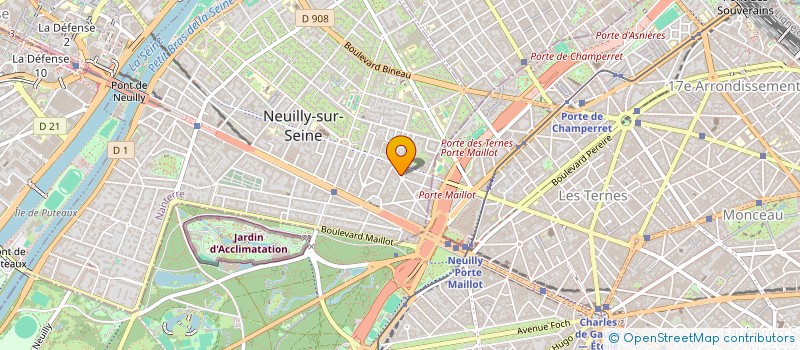 localisation de l'entreprise JADE'SPORT à NEUILLY-SUR-SEINE