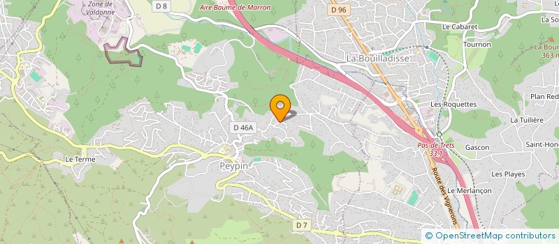 localisation de l'entreprise JADE TELECOM  PEYPIN