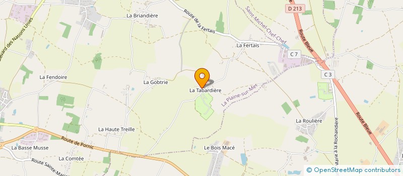 localisation de l'entreprise JADE VACANCES à LA PLAINE-SUR-MER