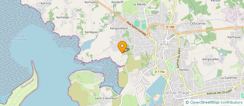 localisation de l'entreprise JADEA  CARNAC