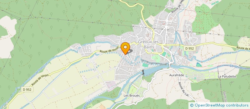 localisation de l'entreprise JADEA  GREOUX-LES-BAINS