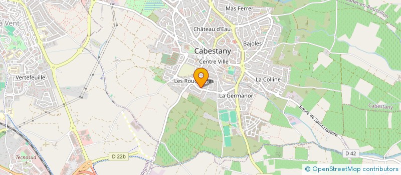 localisation de l'entreprise JADEAU à CABESTANY