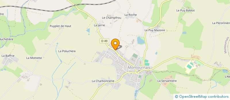 localisation de l'entreprise JADEAU  REAUMUR