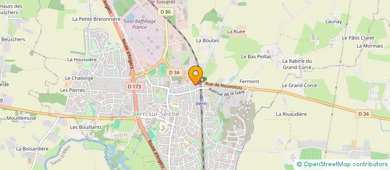 localisation de l'entreprise JADEL  VERN-SUR-SEICHE