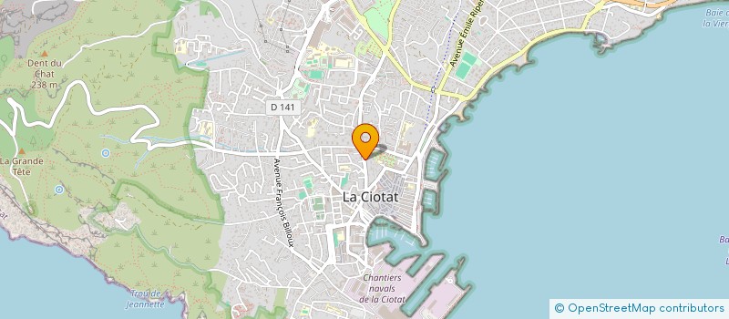 localisation de l'entreprise JADELEC à LA CIOTAT