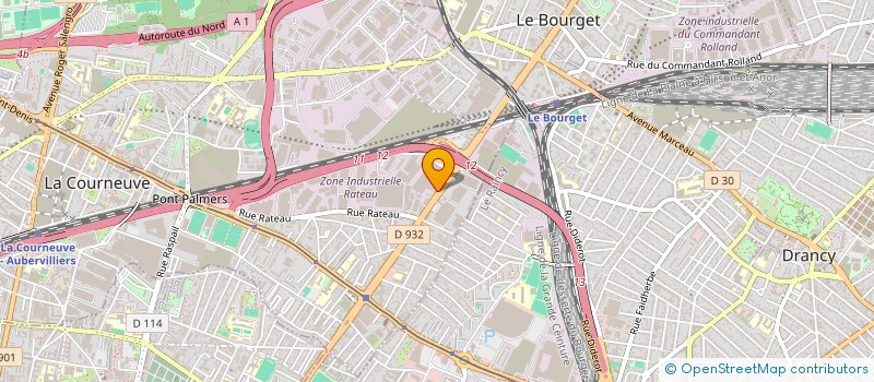 localisation de l'entreprise JADELEC à LA COURNEUVE