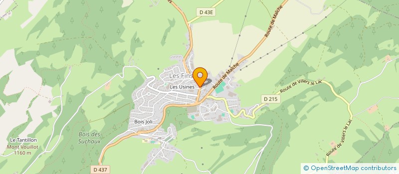 localisation de l'entreprise JADELEC  LES FINS